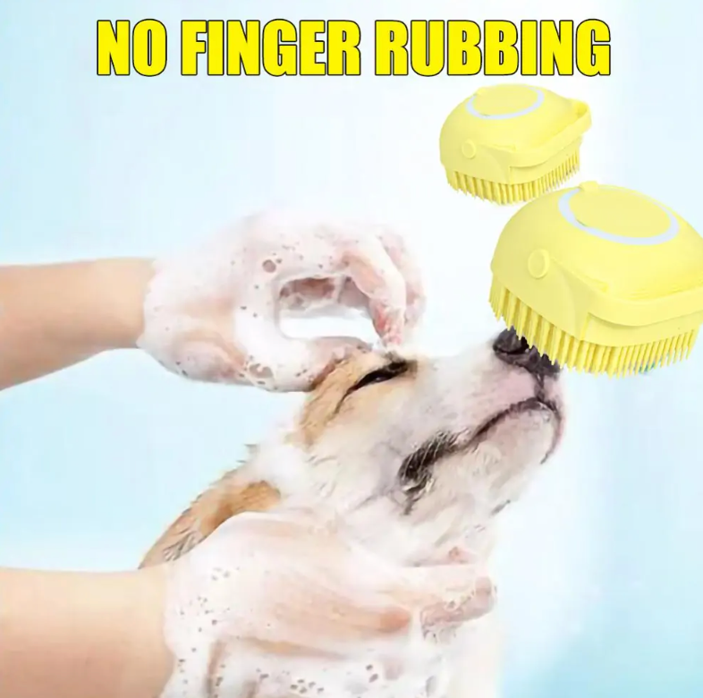 Brosse de bain mignonne pour chien