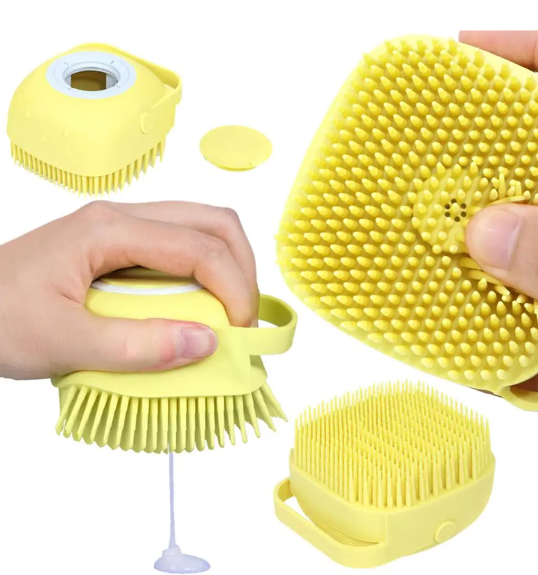 Brosse de bain mignonne pour chien